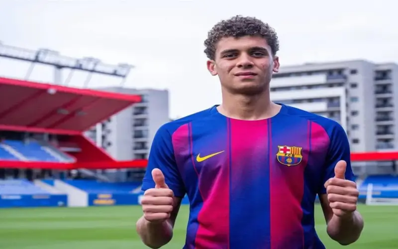 عاجل | برشلونة يعلن تفعيل بند شراء حمزة عبد الكريم رسميًا